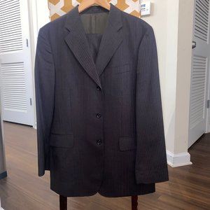 Two men's suits 40r jacket and 33x30 pants